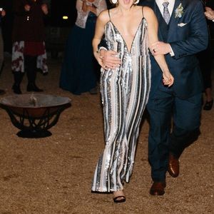 ✨Revolve✨NBD SPARKLY Serena Jumpsuit